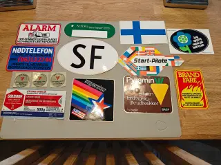 Retro klistermærker 