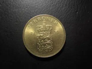 2 kroner 1952 unc