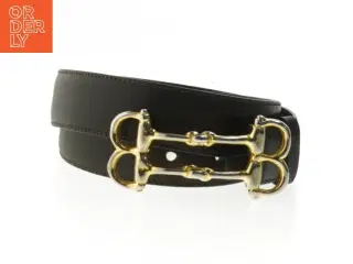 Bælte med guldbeslag (str. 80 cm)