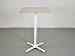 Højt cafébord i hvid med knage