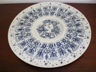 Bjørn Wiinblad, vase, platte, bordskål