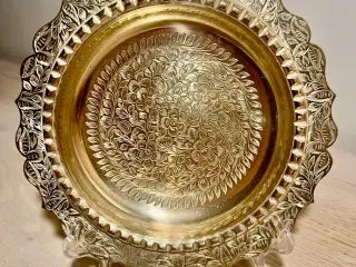 To vintage fade af massiv messing/ bronze