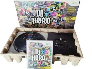 ⭐️- Wii: DJ Hero Spil og Turntable i emballage