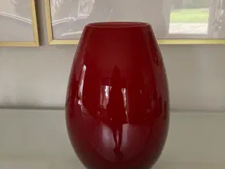 Holmegaard rød Cocoon vase