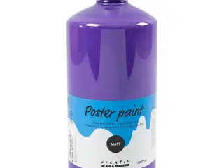Violet Temperamaling Mat, 1000ml - Vandbaseret Kvalitet