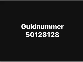 Guldnummer