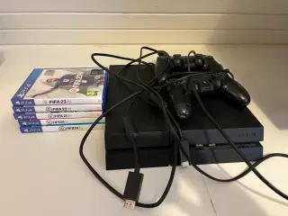 PS4-konsol inkl.5 spil