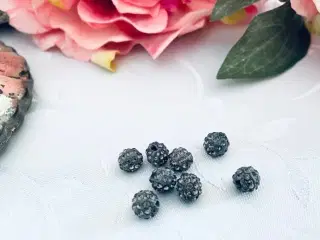 Perler, Rhinstens perler, disko kugler 