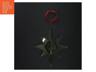 Messing julestjerne ophæng (str. 20 x 17 cm)