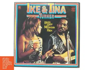Ike & Tina Turner - River Deep Mountain High Vinyl LP fra Music For Pleasure (str. 31 x 31 cm)
