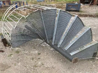 Vindeltrappe, galvaniseret