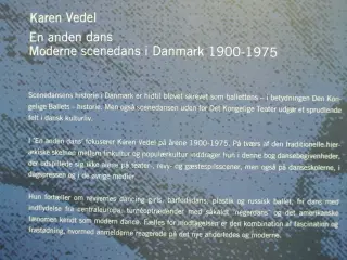 en anden dans - moderne scenedans i danmark 1900-,
