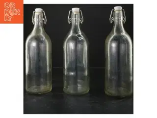 Glasflasker med patentlåg fra IKEA (str. 28x9 cm)