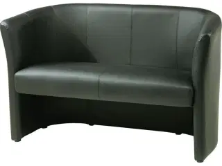 B2B Engros -  CLUB 2 pers sofa, sort