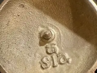 Vintage lysestager af sølvplet og bronze sælges