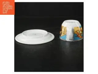 Kaffekop og underkop sæt fra D’Anc&#224;r (str. Ø 14,5. h. 6 cm ø. 8,5 cm)