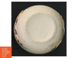 Dekorativ krukke med frugtmotiv (str. 7x8 cm)