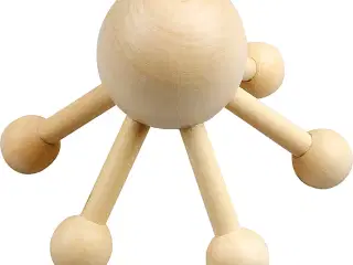 Håndlavet Massage-edderkop i Træ - Effektiv Afslapning