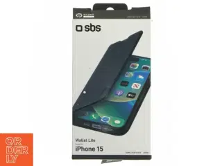 SBS Wallet Lite iPhone 15 cover fra sbs (str. Iphone 15)