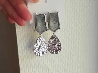 Vila grey stone øreringe