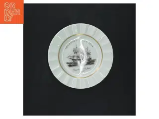 Royal Copenhagen tallerken med skibsmotiv fra Royal Copenhagen (str. Ø 12,5 cm)