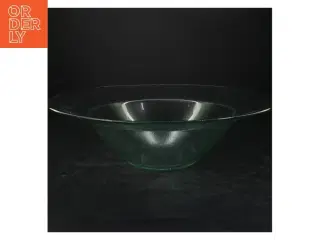 Stor glas skål (str. Ø 37x10 cm)