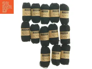 Sort garn, 13 stk (str. 13 stk 62,5 m cm)