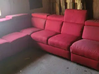 Hjort knudsen  sofa i rød 