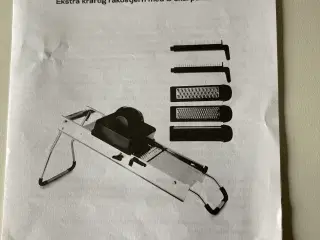 Mandolinjern med 5 knive