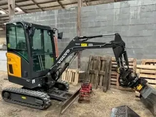 Volvo EC20E rotortilt skovle og sortertang