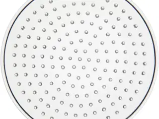 Perleplade, lille rund, diam. 8,5 cm, medium, klar, 1 stk.
