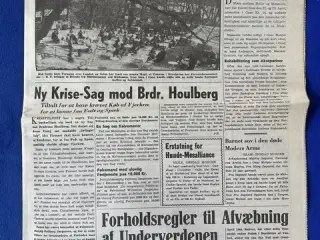 Avis - B.T.  - 26. April 1944 - Hitler - Mussolini Mødet