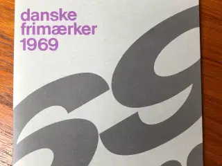 Frimærke årsmappe DK 1969