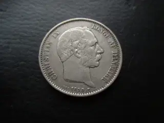 2 kroner 1899 sølv