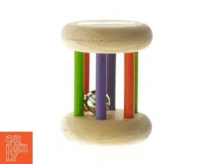 Trærangle med klokke fra Bambino (str. 9 cm)