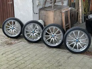 Alu fælge 19" med dæk til BMW e46