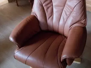 Læder lænestole 