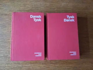 GYLDENDALS RØDE ORDBØGER   DANSK/TYSK + TYSK/DANSK