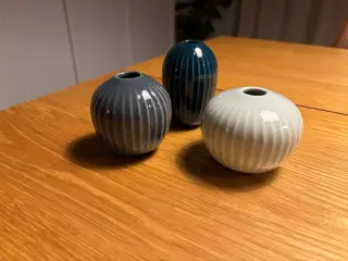 Kähler Hammershøj miniature vaser