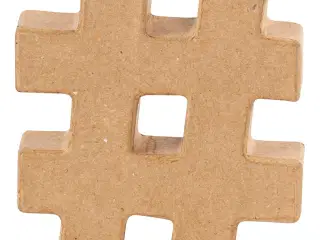 Håndlavet Papmaché Tegn - 10 cm Høj, Unik Dekoration