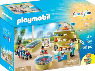 Playmobil akvarium og butik