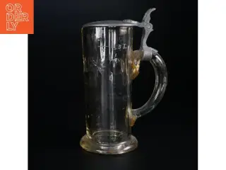 Retro ølkrus med låg (str. 20 cm)