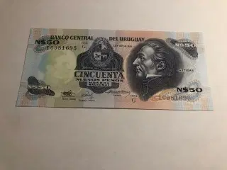 50 Nuevos pesos Uruguay