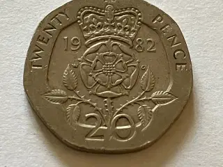 20 Pence 1982 England