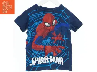 Blå Spider-Man T-shirt til børn fra Marvel (str. 104)