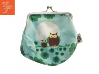 Mønstret pung med ugler fra Blafre (str. 12x10,5 cm)