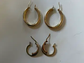 Ægte 14 karat øreringe 