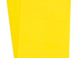 Mosgummi, A4, ark 210x297 mm, tykkelse 2 mm, gul, 10ark/ 1 pk.