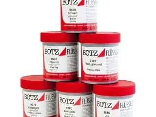 Glasur til ler, ass. farver, 6x200 ml/ 1 pk.