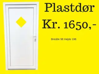 Plastdøre B 80 H 190